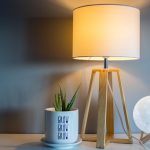 Photo bedside table lamp