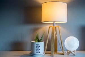 Photo bedside table lamp