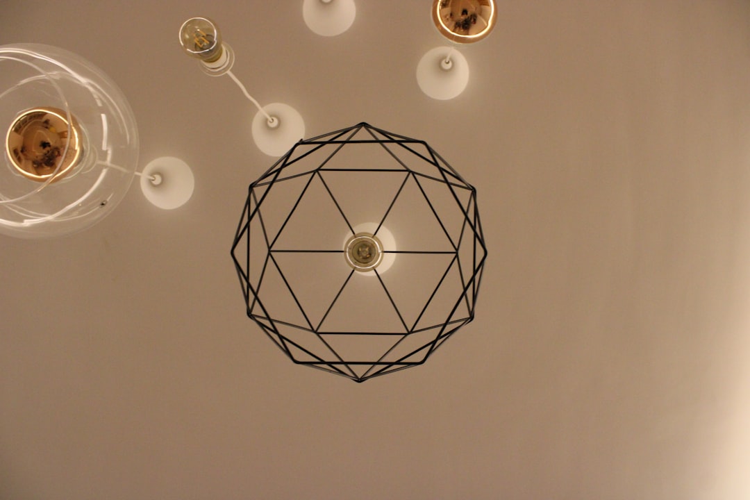 Photo modern pendant lamp