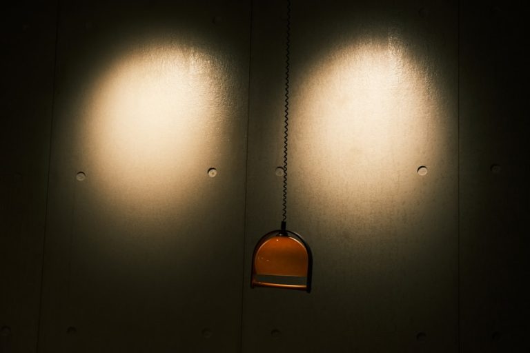 Photo Metal tube wall lamp