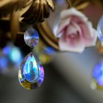 Photo crystal ceiling light